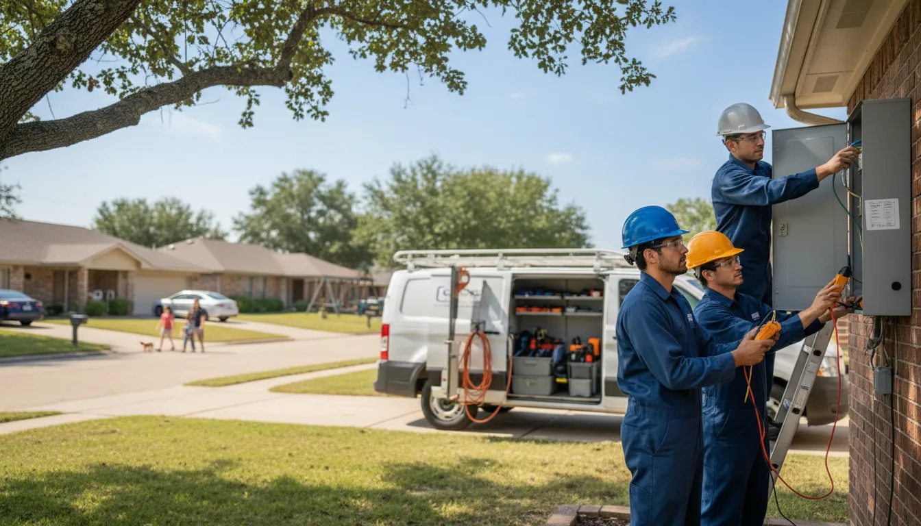 Certified electrician providing emergency electrical services in Custer City, PA